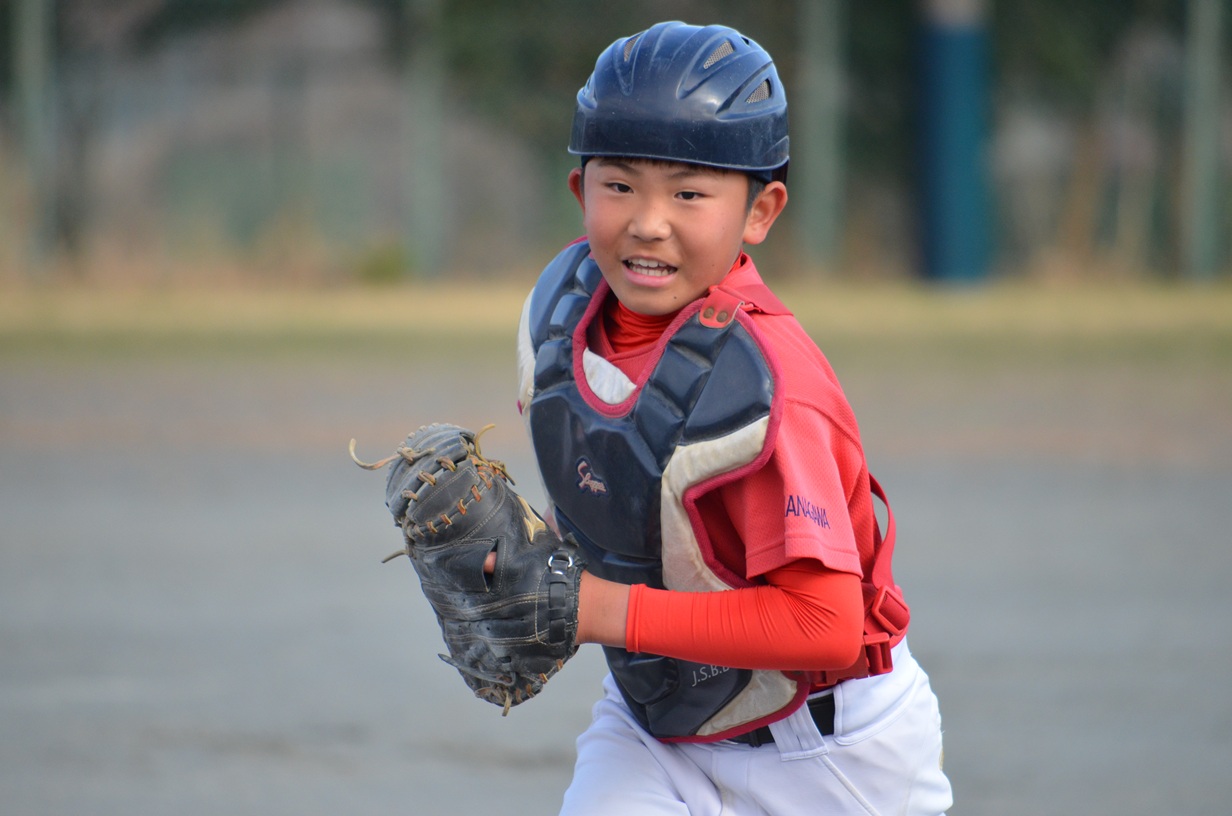 
キャッチャーフライのナイスキャッチに、キャノン炸裂！　ナイスキャッチャーでした！
